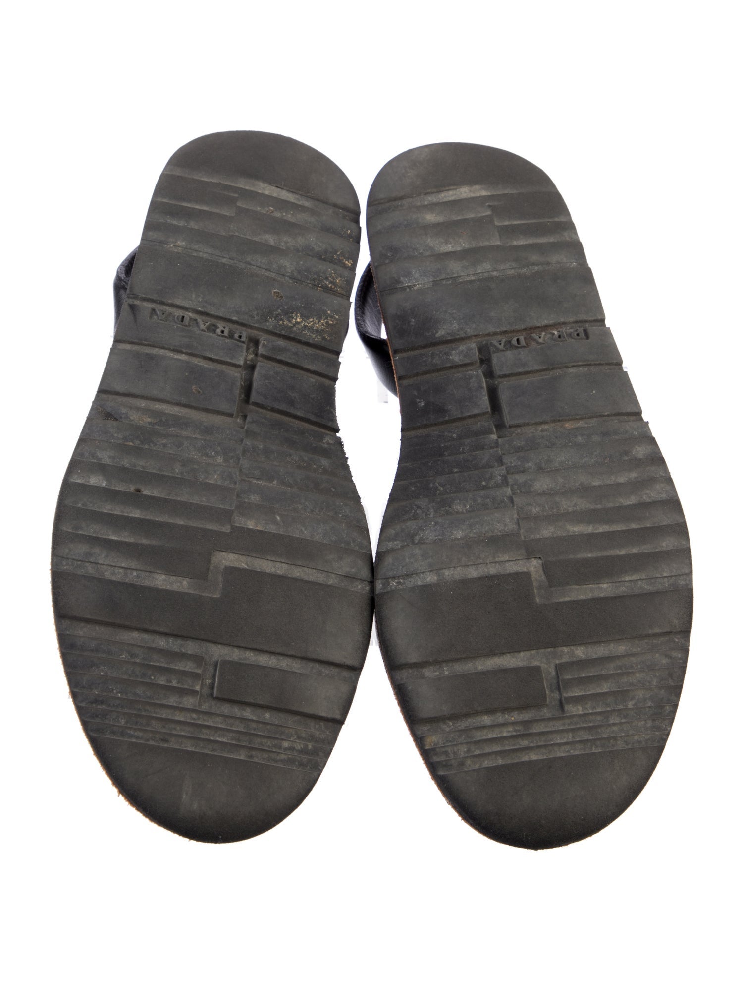 Prada Leather Slingback Flats